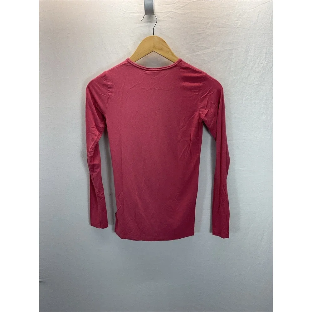 Lot of 2 Molo Tops Sz 13/14 Long Sleeve Jersey T Ruffle Knit Sweater Coral/Pink